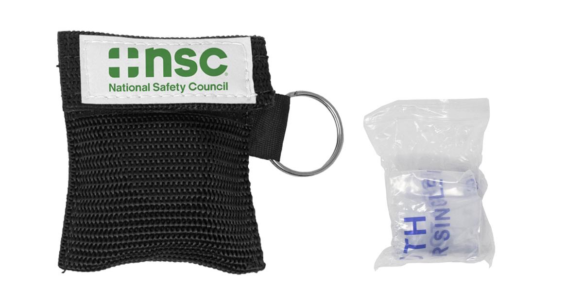CPR Barrier Keychain With Gloves product image