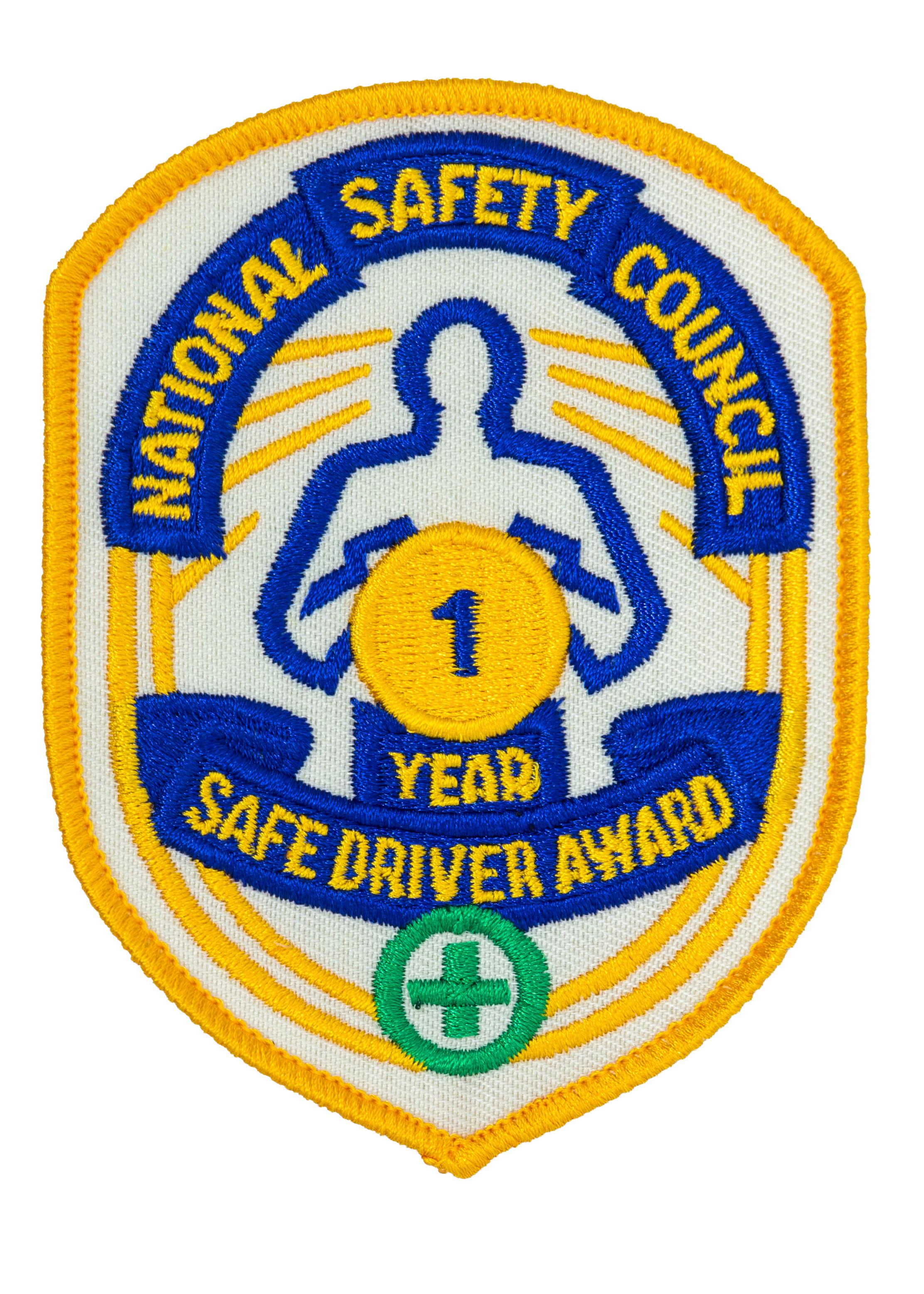 Safe Driver Award Arm Patch 1 Yr product image