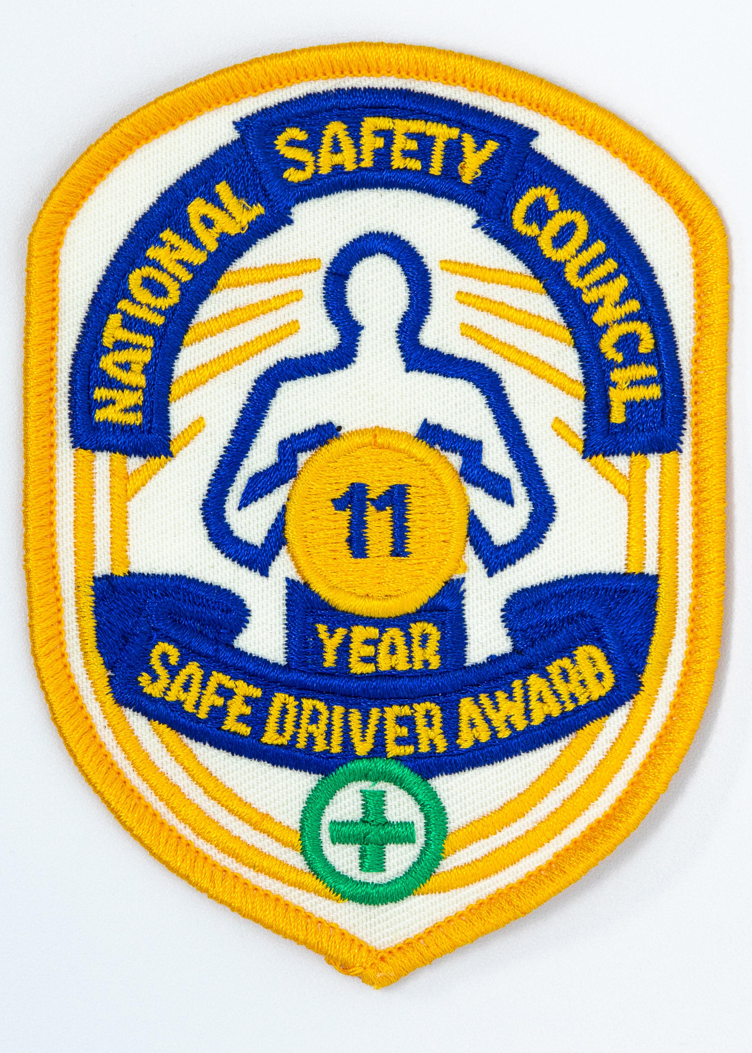 Safe Driver Award Arm Patch 11 Yr product image