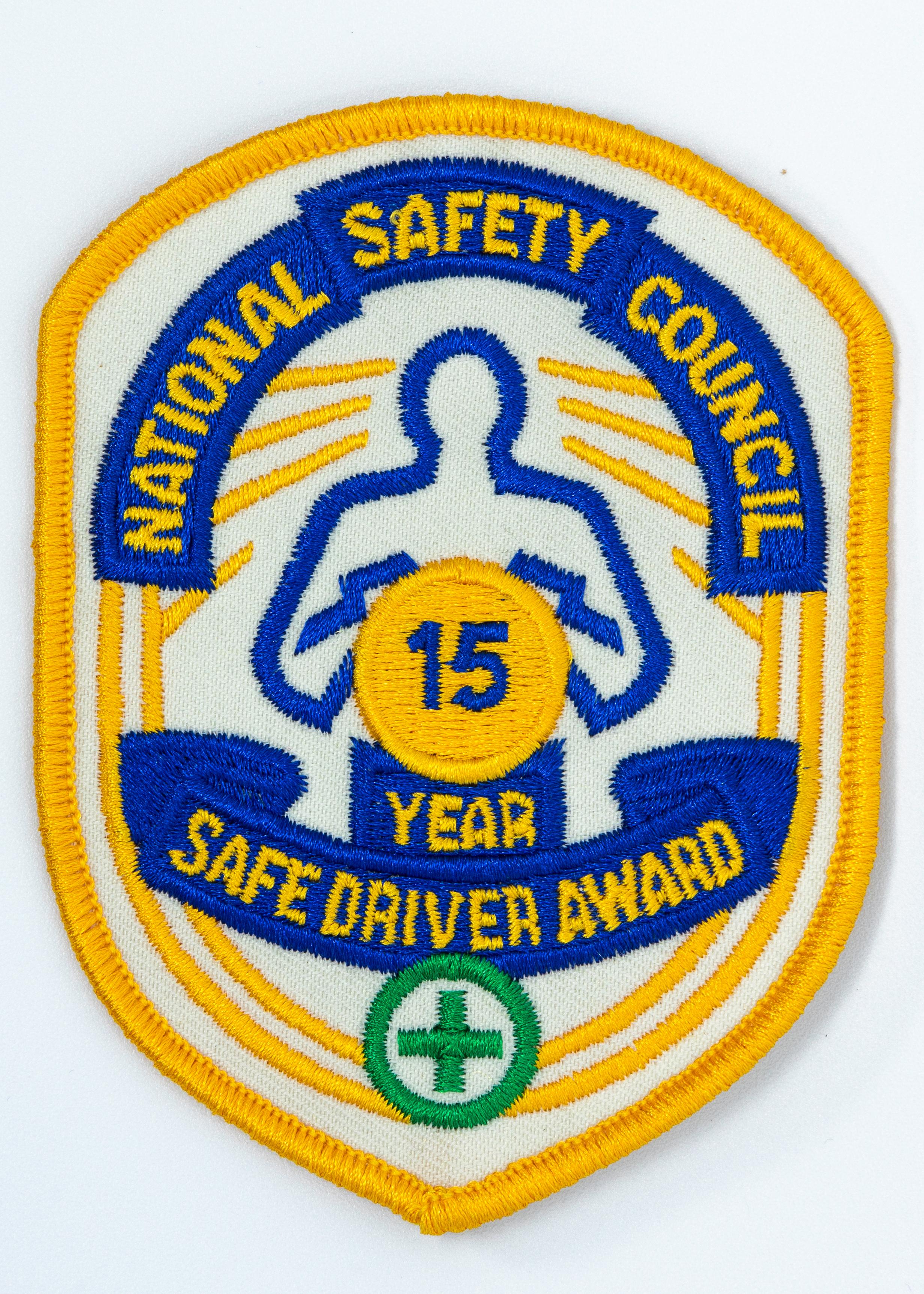 Safe Driver Award Arm Patch 15 Yr product image