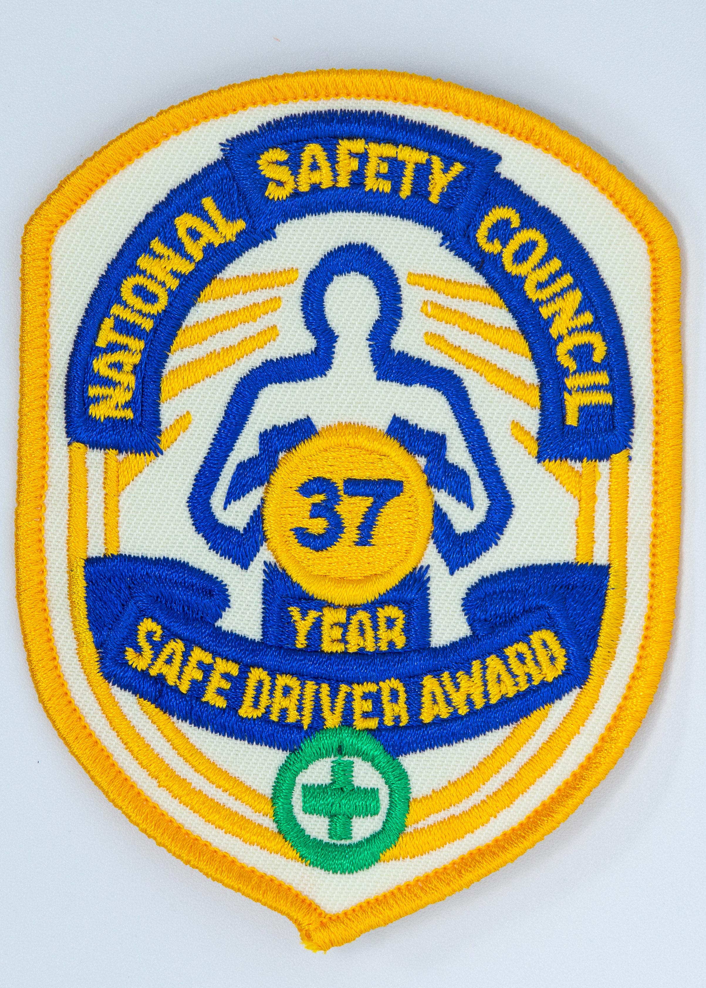 Safe Driver Award Arm Patch 37 Yr product image