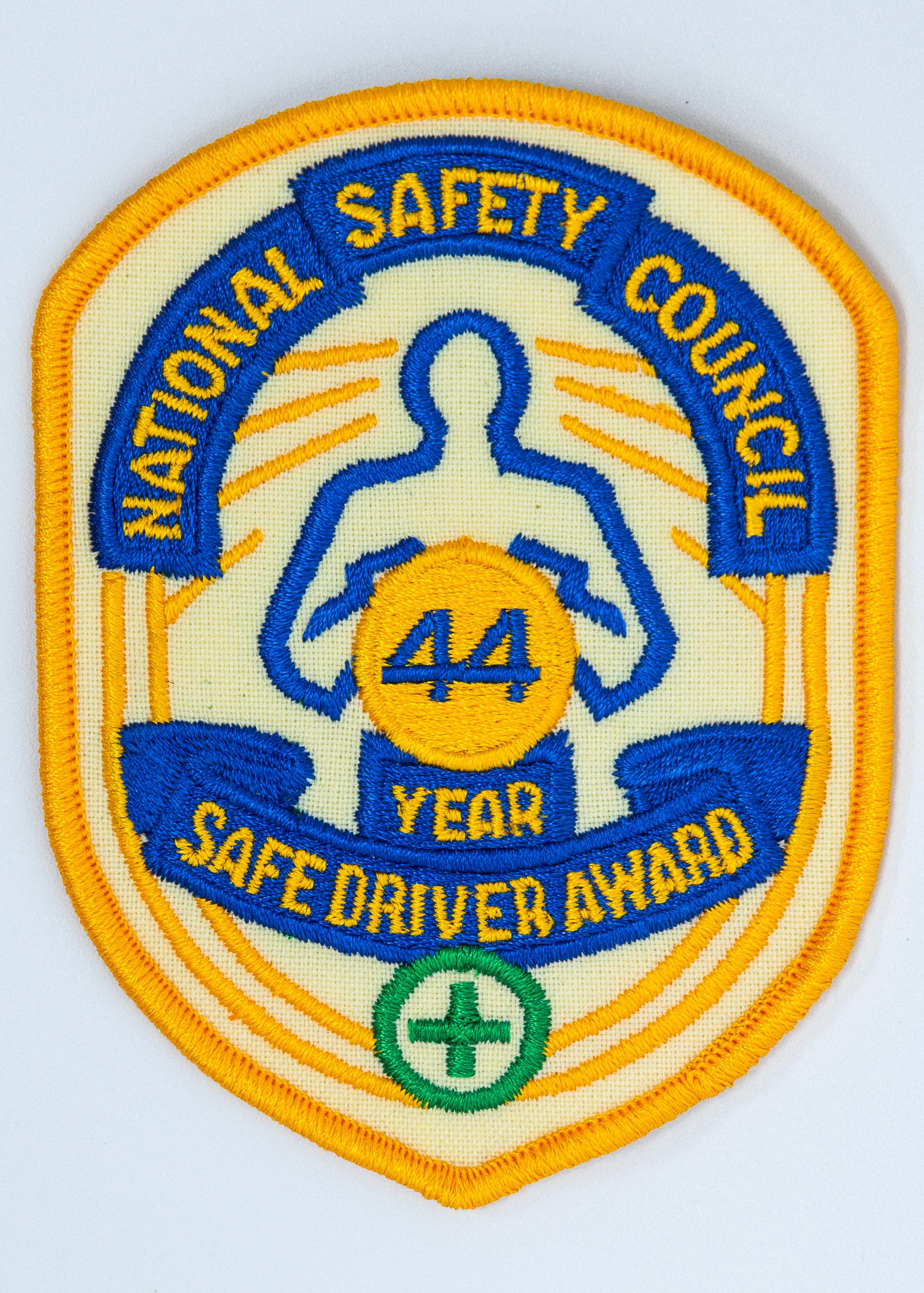 Safe Driver Award Arm Patch 44 Yr product image