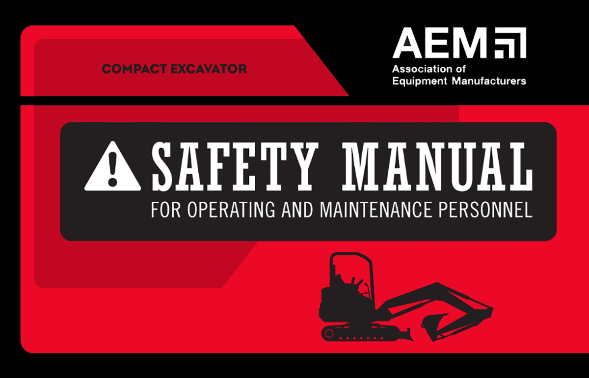 Compact Excavator Safety Manual product image
