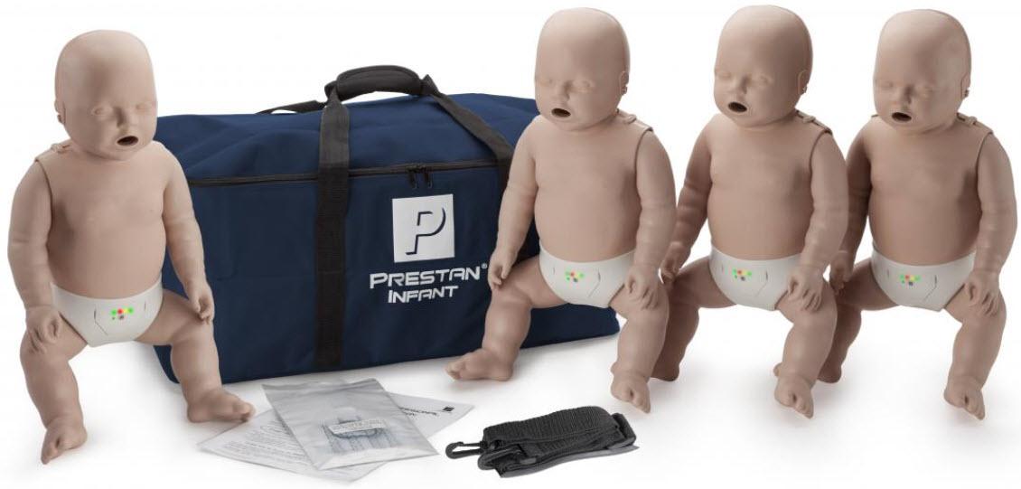 Prestan Infant CPR/AED Train Manikins Medium Skin Tone - 4 Pack product image