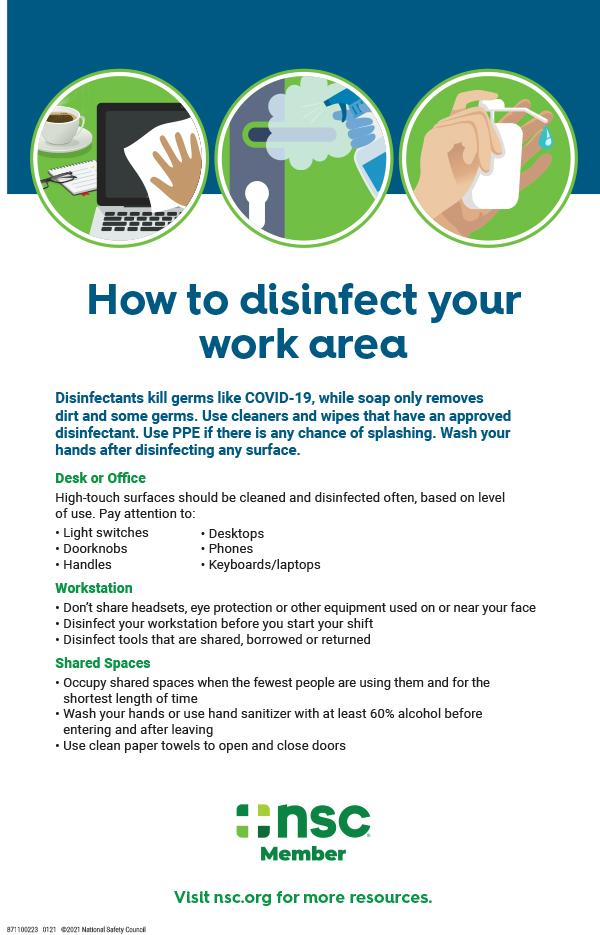 Sanitizing Workstations product image